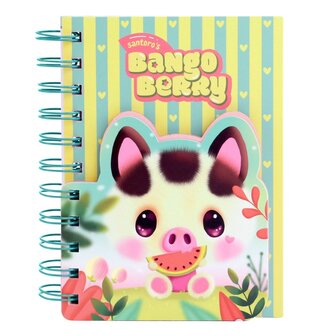 Bangoberry - gelaagd notitieboek met spiraal - Piggy Pig