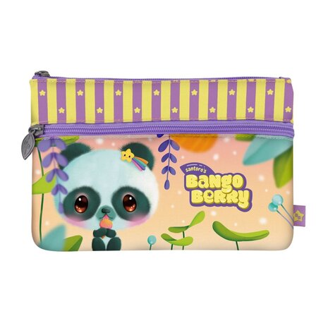 Bangoberry platte etui met vakje - Pally Panda