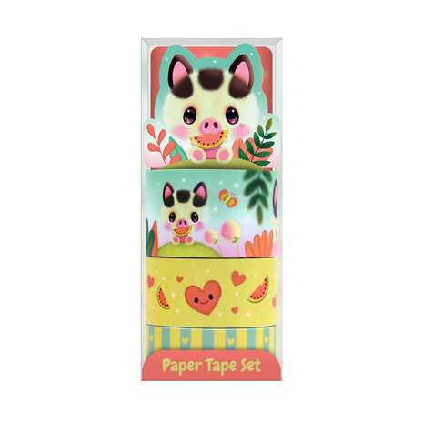 Bangoberry masking tape set - Piggy Pig